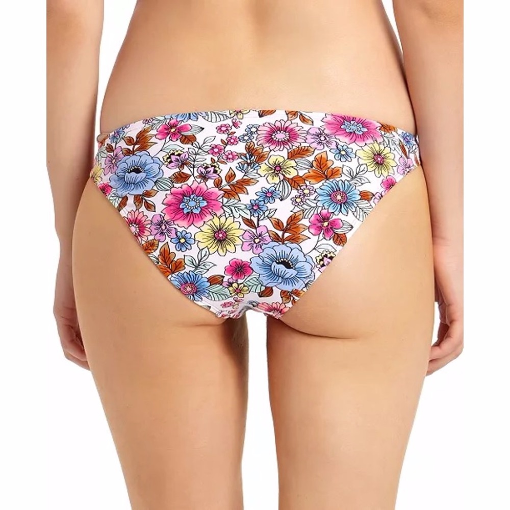 Women's California Waves RASPBERRY Hardware-Side Bikini, size large, NWT